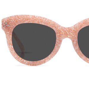 Krewe du Optic Julia Sunglasses "Camellia" Confetti